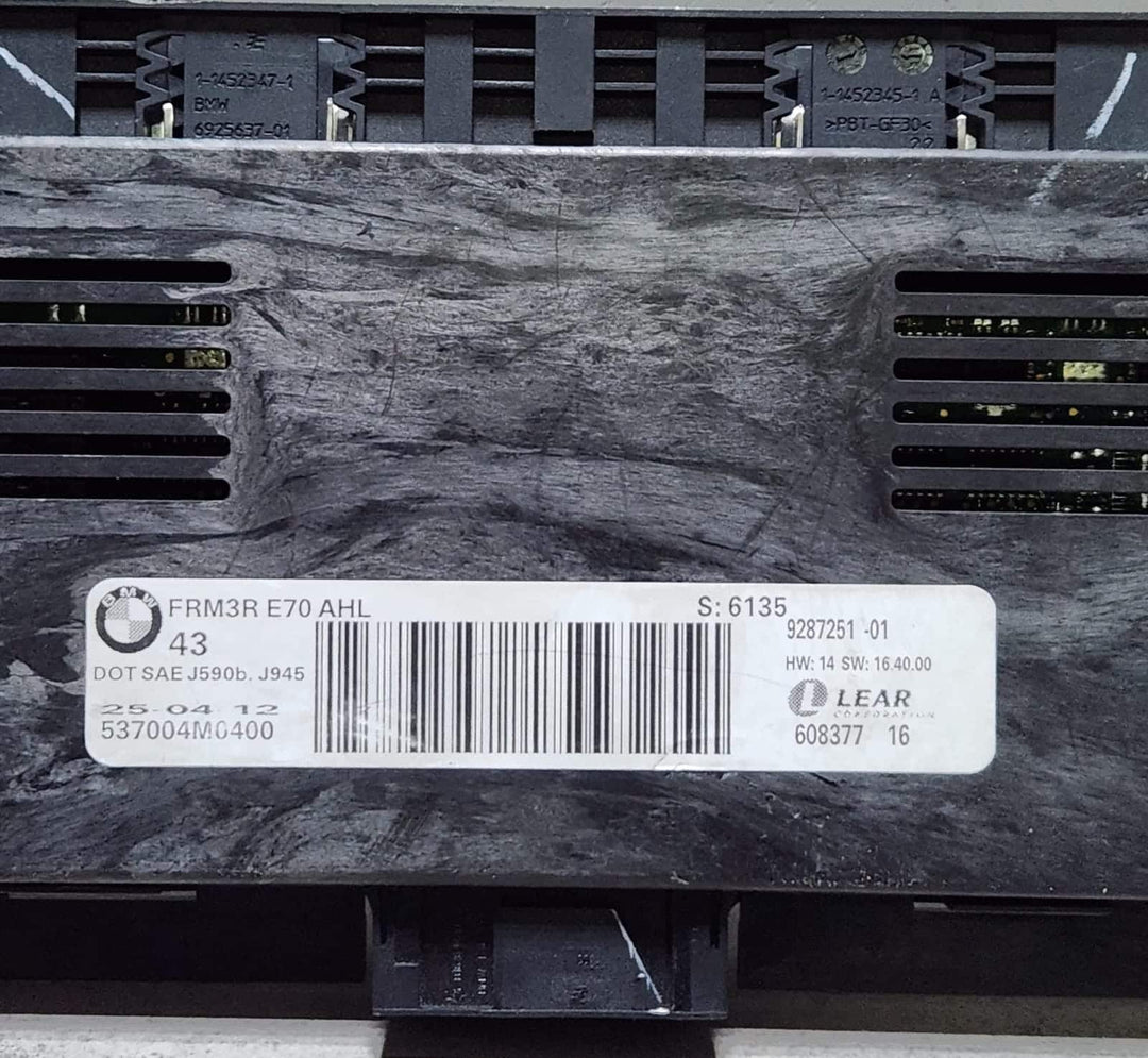 9287251 BMW X5 Footwell Light Control Module E70 X5 and E71 X6 2007-2013
