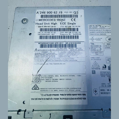 Mercedes Benz Comand Online Operating Unit A2469006219 W176 A-Class, W246 B-Clas