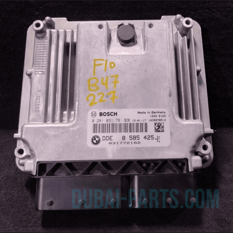BMW F10 F11 LCI 520d B47 190HP ENGINE CONTROL UNIT MODULE ECU ONLY DDE - 8585425