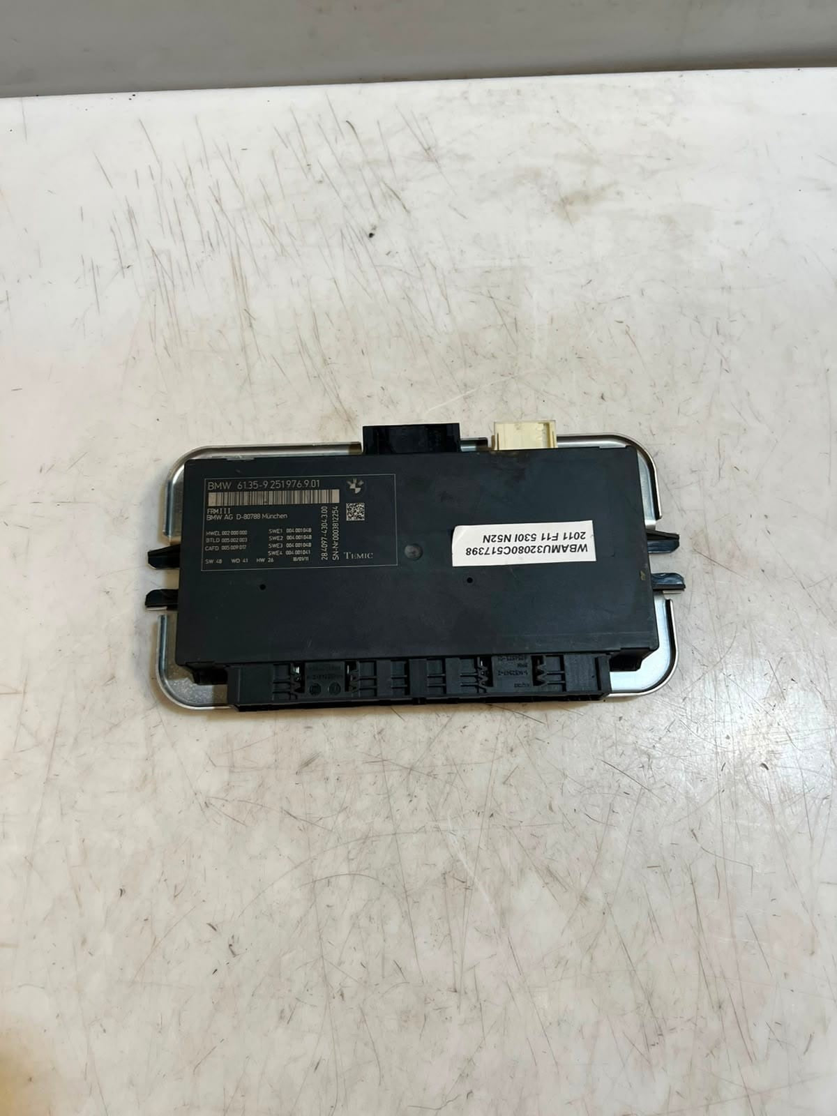 2011-2015 BMW F01 F02 F07 F10 F11 F25 528i 535i FRM3 Footwell Module 9251976 OEM