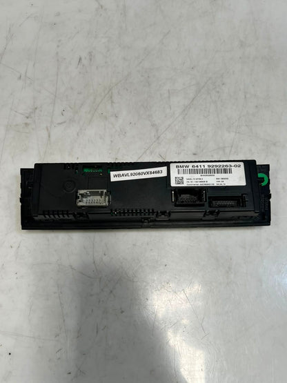 2013-2015 BMW X1 E84 E81 E87 E90 E91 Climate HEATER Control UNIT Panel 9292263