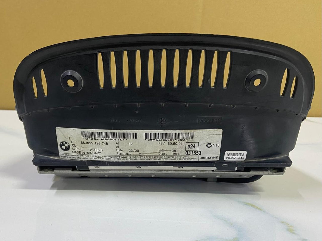OEM BMW 5 6 E60 E61 E63 Display Monitor On-board Screen 6,5" 9193748