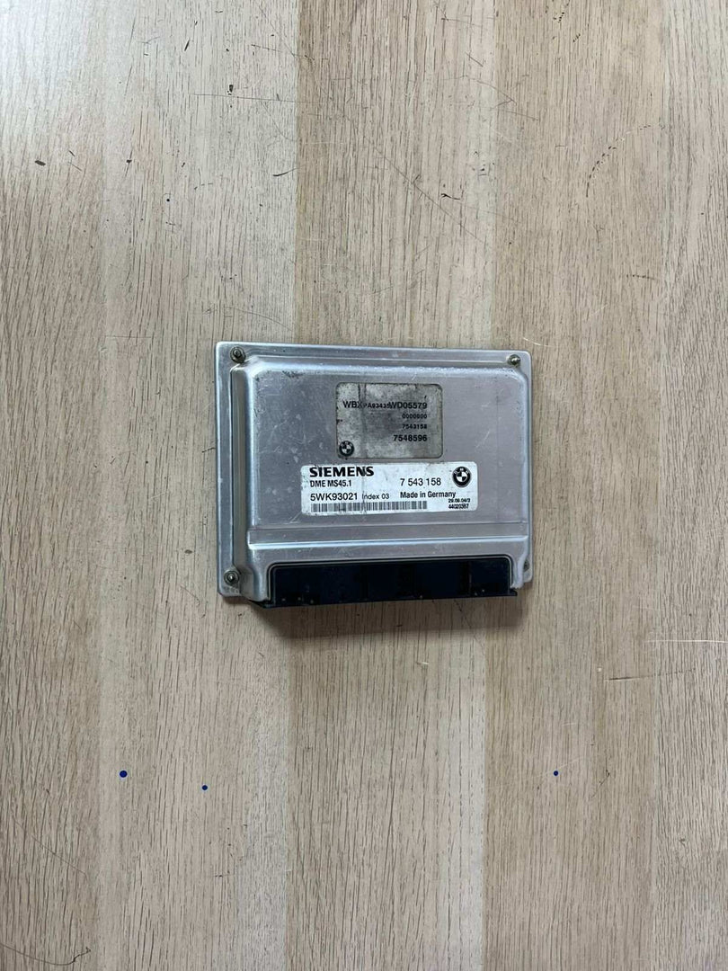 2004-2005 BMW X3 Engine Control Module 7543158 3 Series E46, 5 ser E60, MS45.1