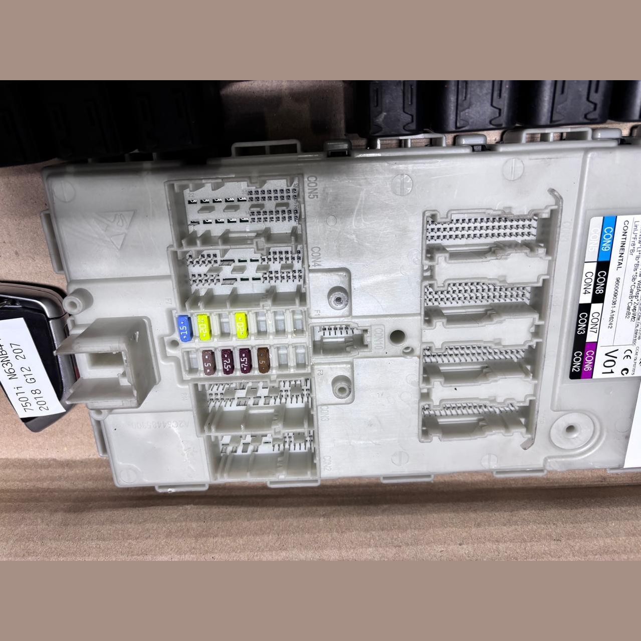 BMW 750li N63NB44C 2018 G12 ENGINE CONTROL UNIT COMPLETE SET + KEY  - 8680196
