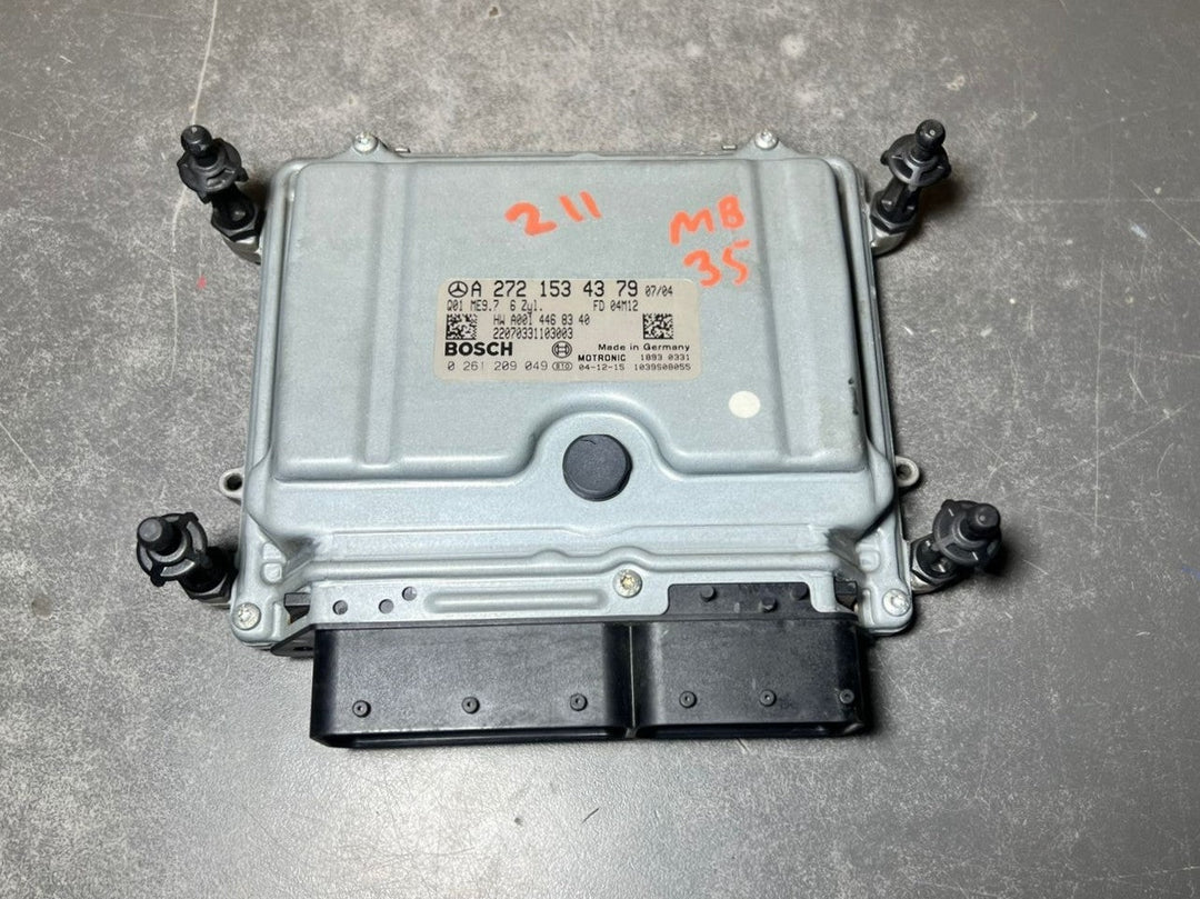 02-07 Mercedes W211 E-Class Engine Control Module Unit ECM ECU A272 1534379 OEM
