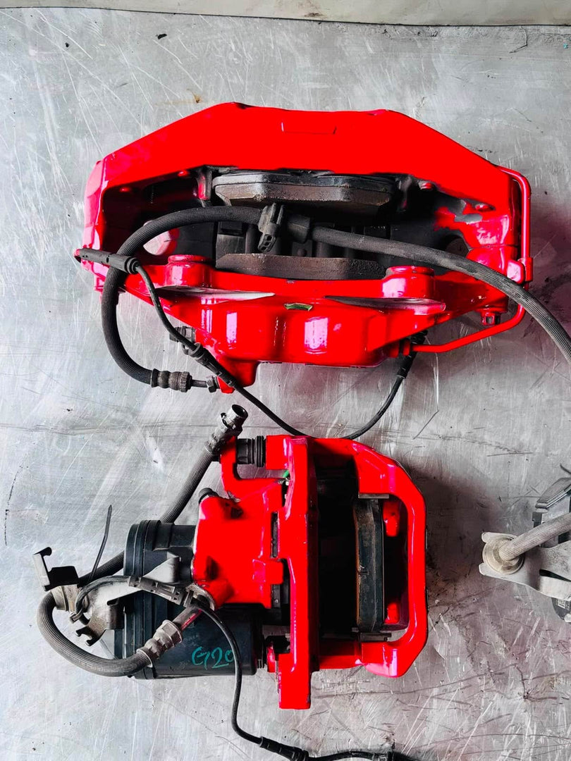 2018-2023 BMW X4 Brake Calipers Set RED MSPORT 689733602 X3 G01 M40i and X4 G02