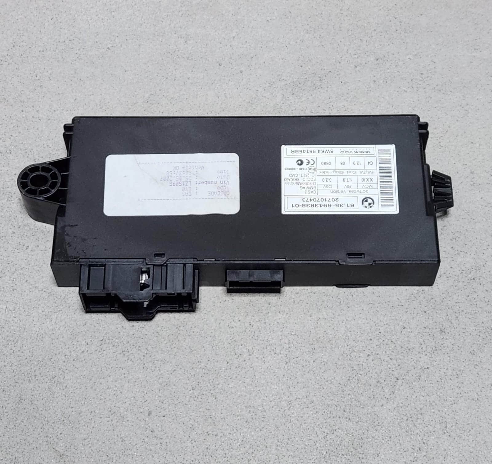2007-2008 BMW X5 E70 DIESEL 3.0D M57 Engine Control Unit 7806976 X5 E70