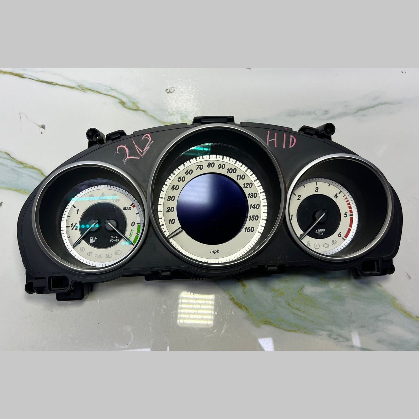 10-14 Mercedes W212 E-Class Hybrid  Instrument Cluster Speedometer A212 9001625