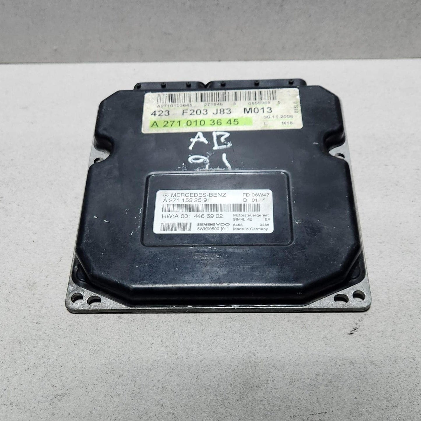 Benz Engine Control Unit A2710103645 CLC W203 C-Class 1.8 Petrol