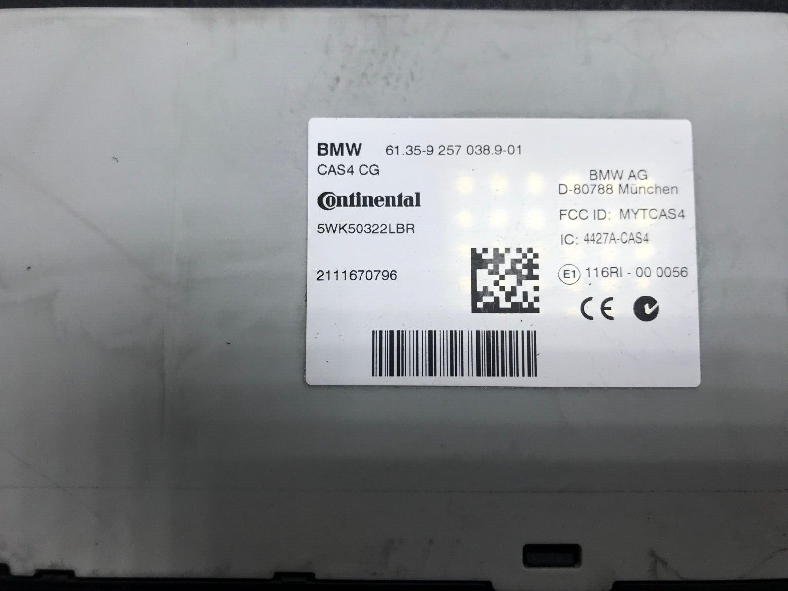 BMW 730Ld F02 2011 N57 ENGINE CONTROL COMPUTER ECU UNIT SET DDE 8515073