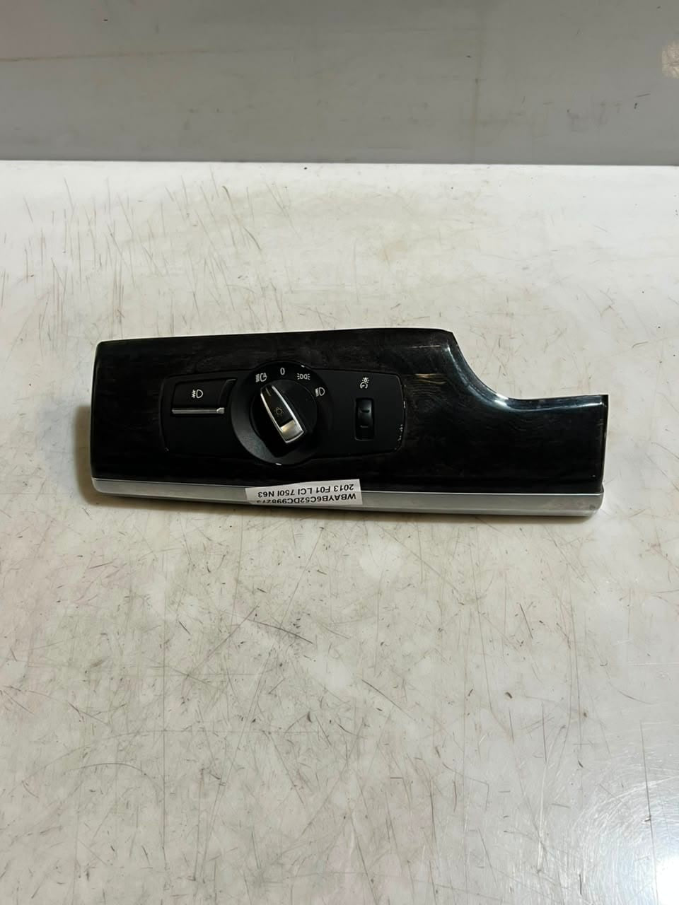 2011-2017 BMW X3, X5 E70, 5 Series F10 F11, 6' F06 Headlight Switch 9192745 OEM