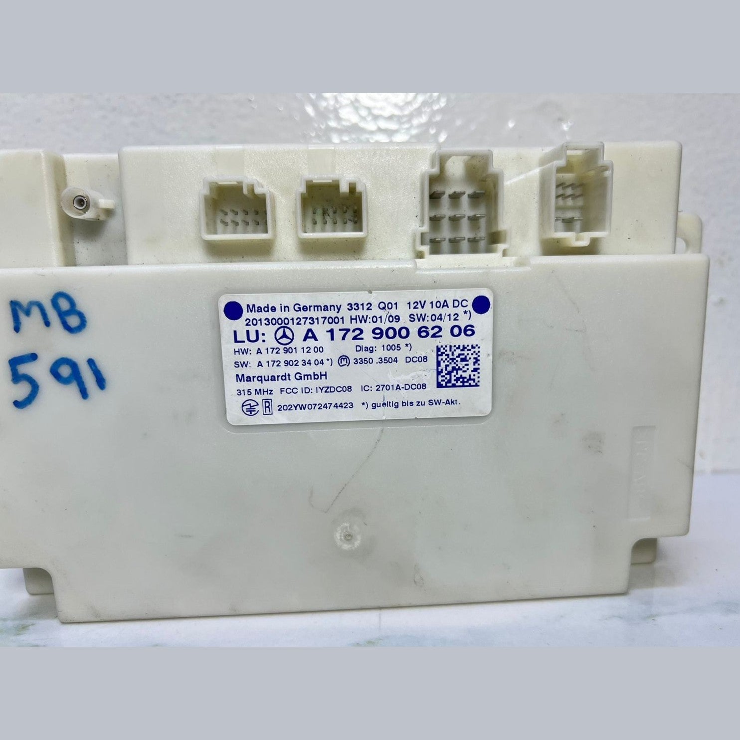 Mercedes R172 SLK350 CLS550 Keyless Go Entry Control Module A172 9006206 OEM