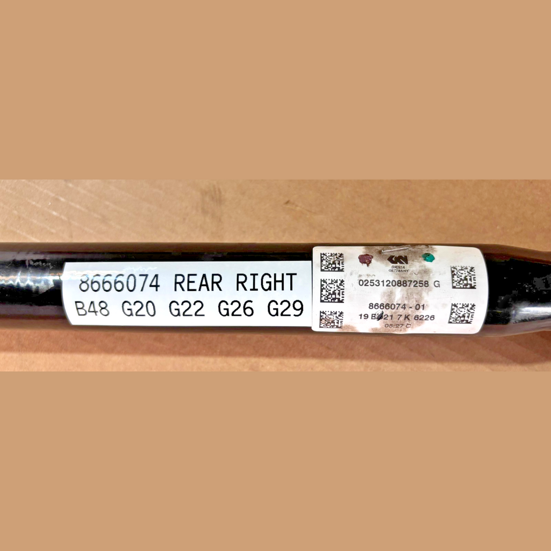 BMW 3 ,4  G20 G22 G26 Z4 G29 B48 REAR RIGHT OUTPUT SHAFT DRIVE AXLE 3320-8666074