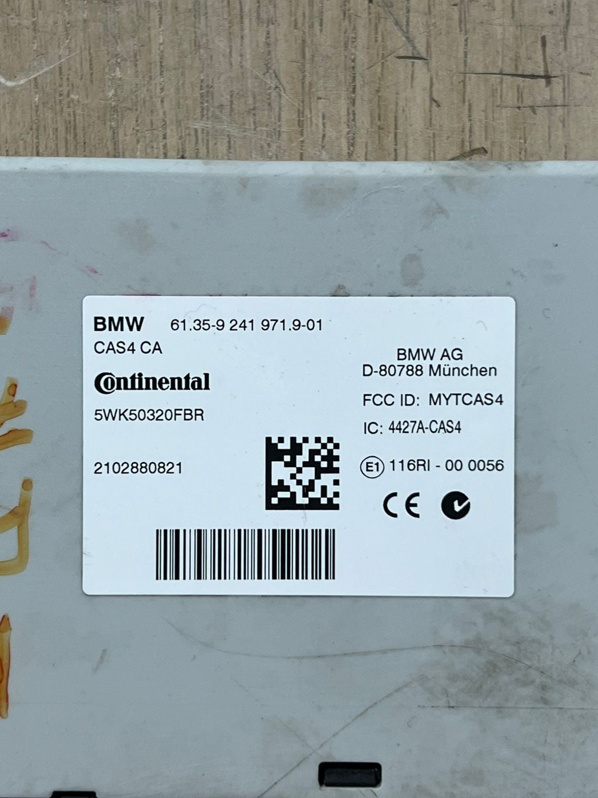 2011-2012 BMW 750i N63 4.4 F02 Engine Control Module 7619884 ECU SET