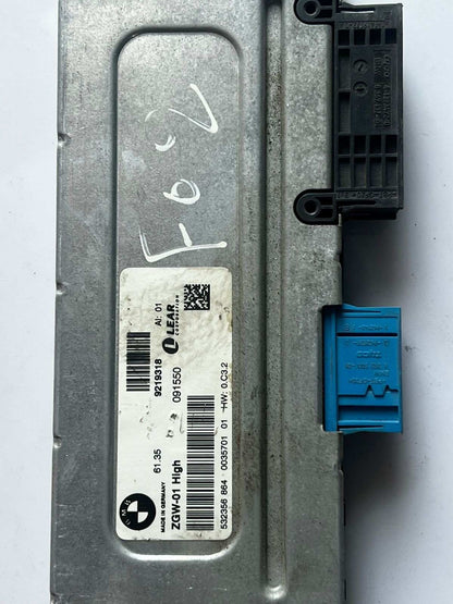 2009-2013 BMW 750i Central Gateway Module 9219318 7 Series F01 F02