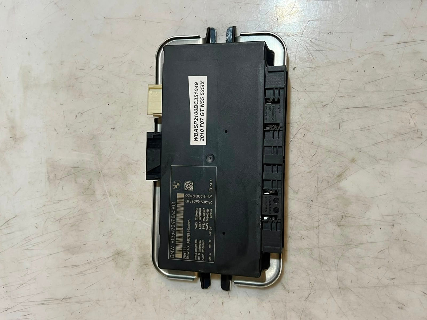 10-17 BMW F07 5' 6' 7' GT F10 F12 F01 F2 535i GT Light Control Module 9247064