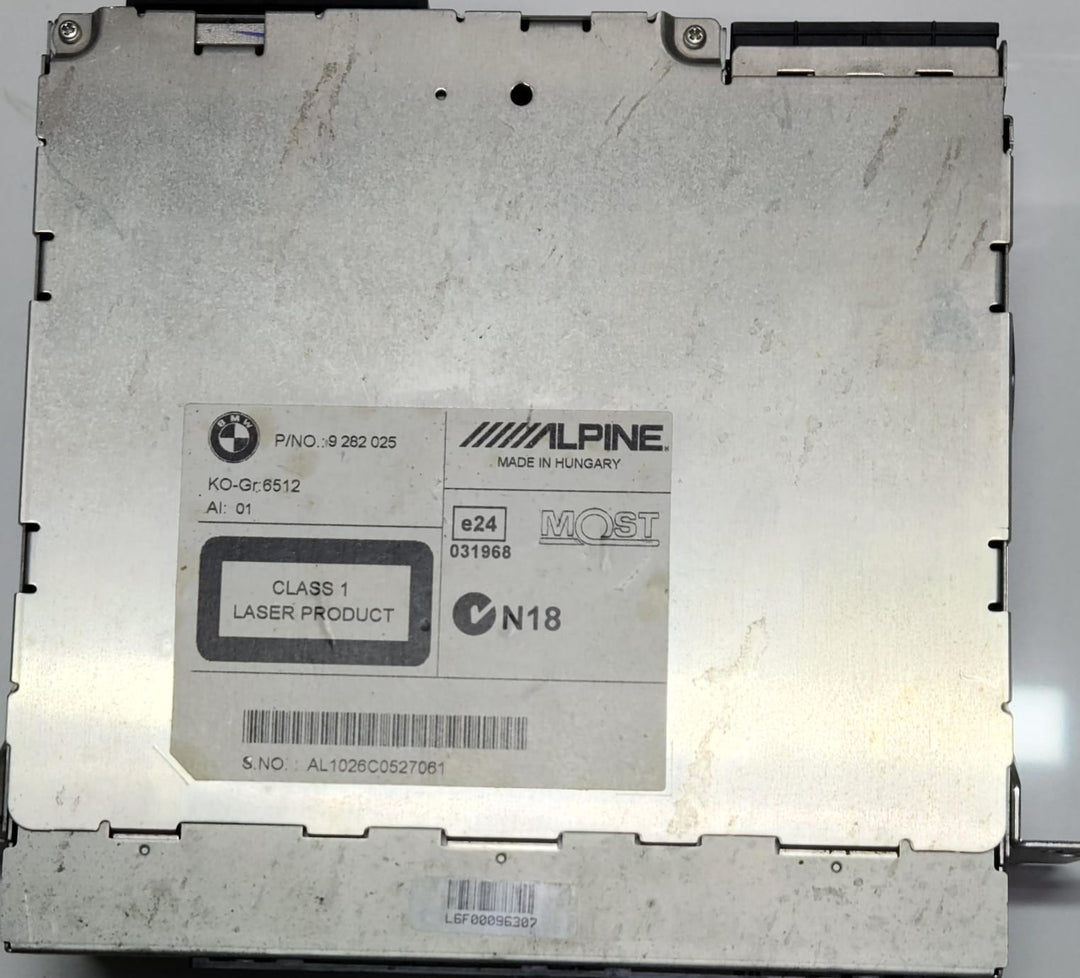 2009-2016 BMW 5 Series Radio Head Unit 9282025 F10 F11 and 6 Series F12 OEM