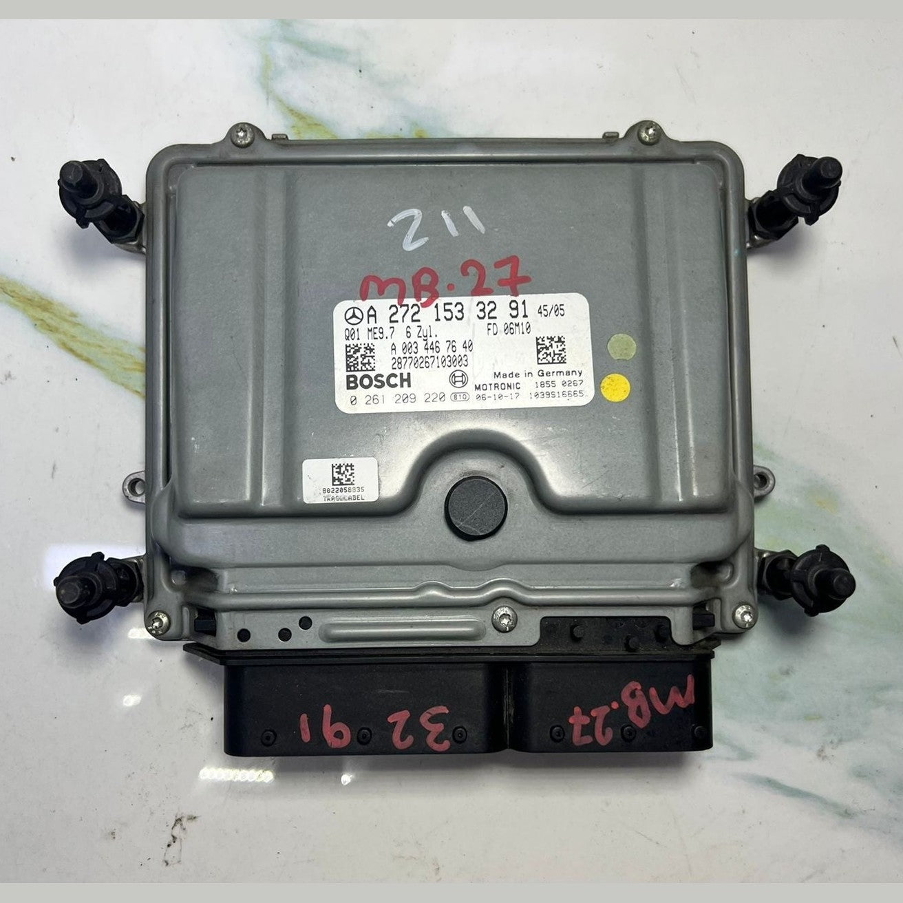 2006-2012 Mercedes-Benz W211 E350 Engine Control Module A2721533291 CLK350