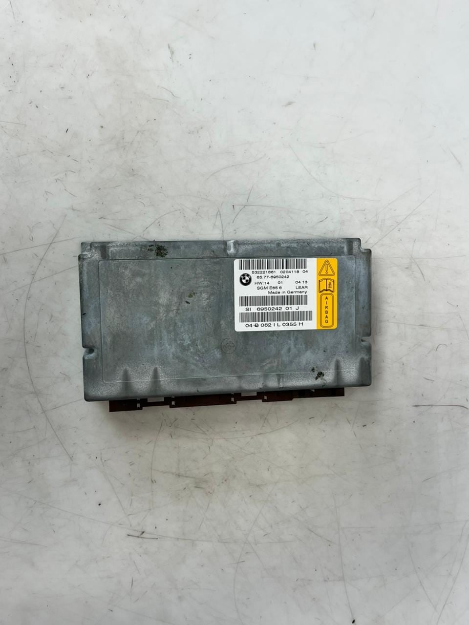 2002-2005 BMW 745i E65 LEAR Srs Control Module 6950242 OEM