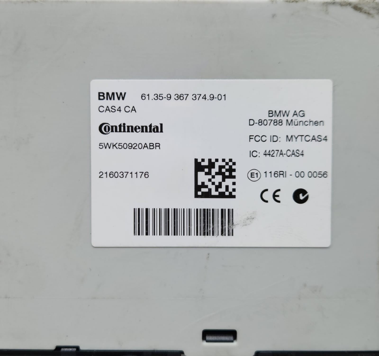 2011-2017 BMW X3 Car Access System Module 9367374 F25 and 7 Series F01 F02 F03 