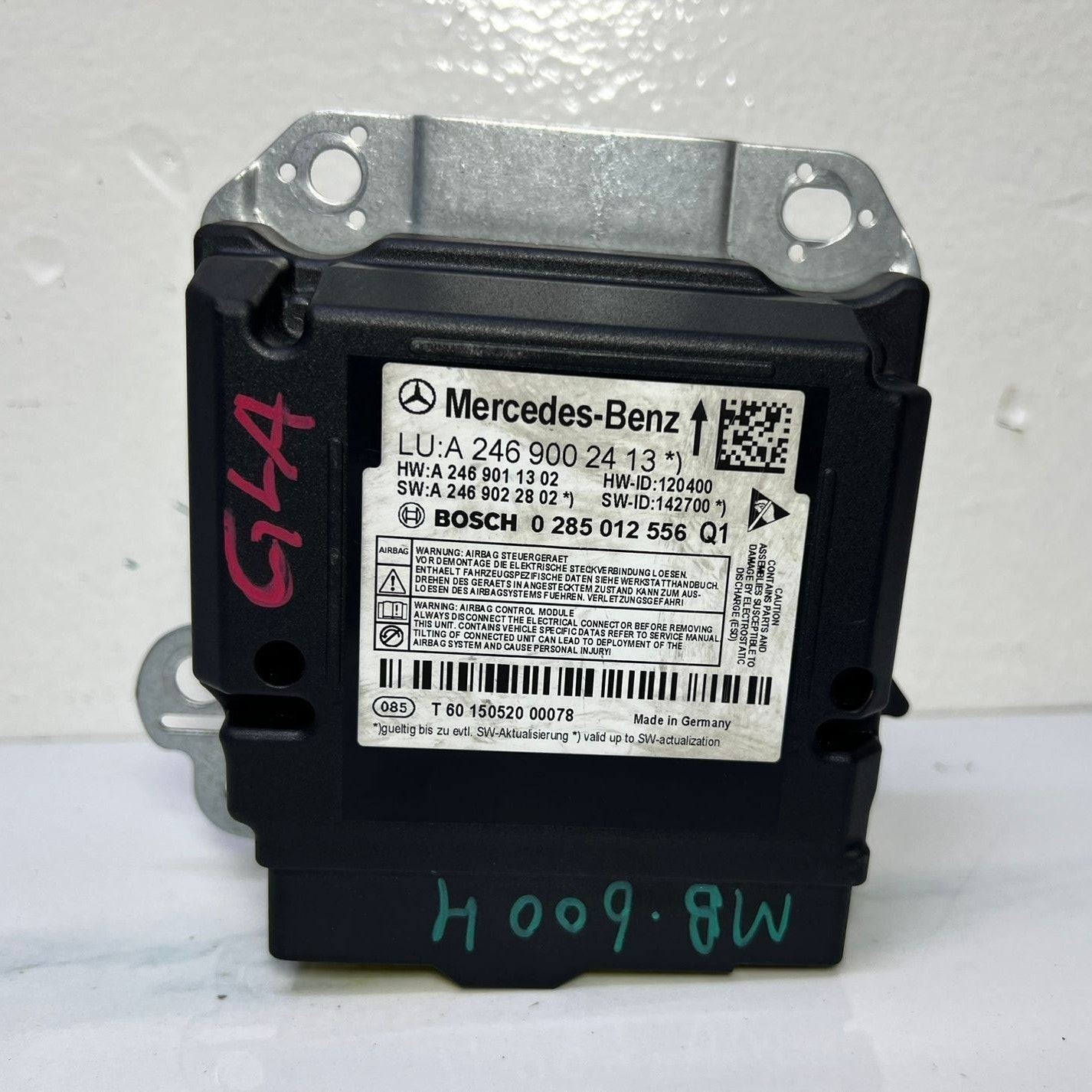 13-17 Mercedes W246 GLA SRS Safety Restraint Control Module A246 9002413 OEM