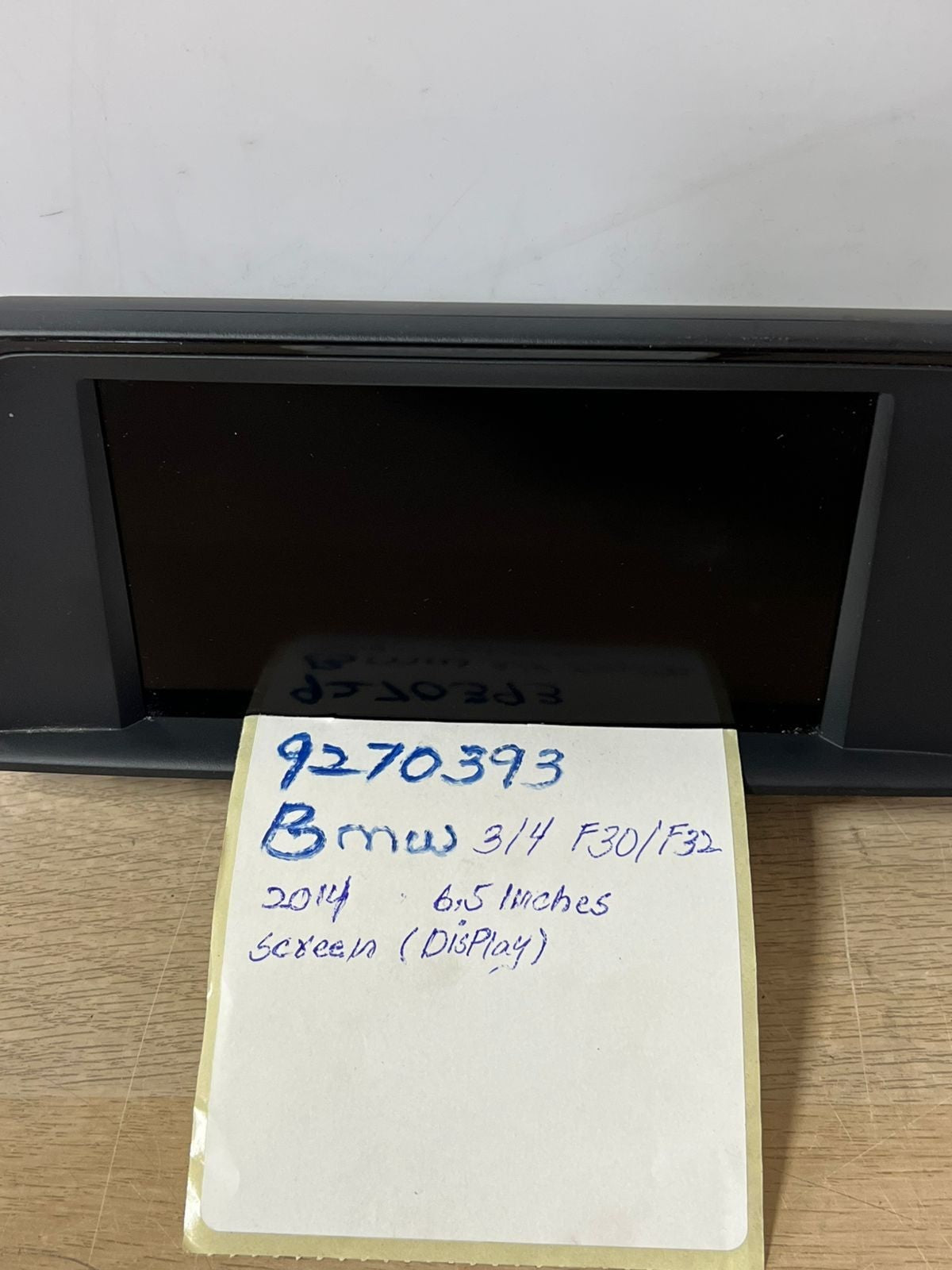 BMW F30 F32 F36 3 Series and 4 Series models. 6.5 inch CID DISPLAY 9270393