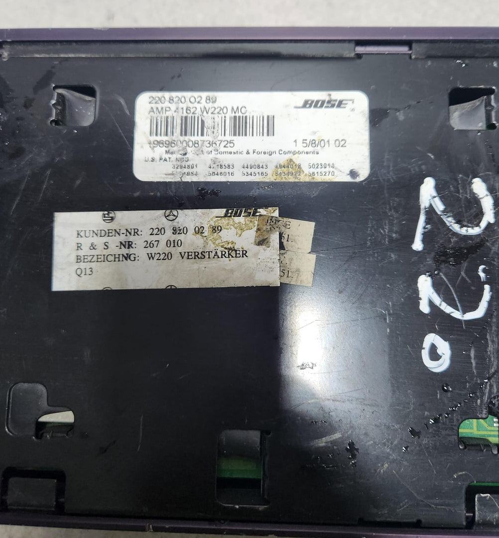2000-2003 Mercedes-Benz S430 Audio Amplifier 2208200289 W220 S-Class S430 S500 