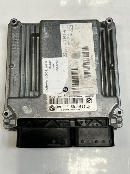 BMW E90 E60 320i N67N Engine Control Unit ECU ONLY DME 7581611 OEM