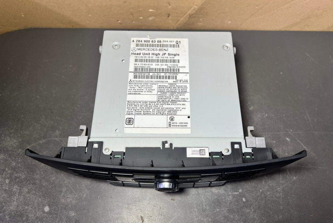 Mercedes W204 Navigation Command Radio Audio Head Unit CD Player A204 9006308