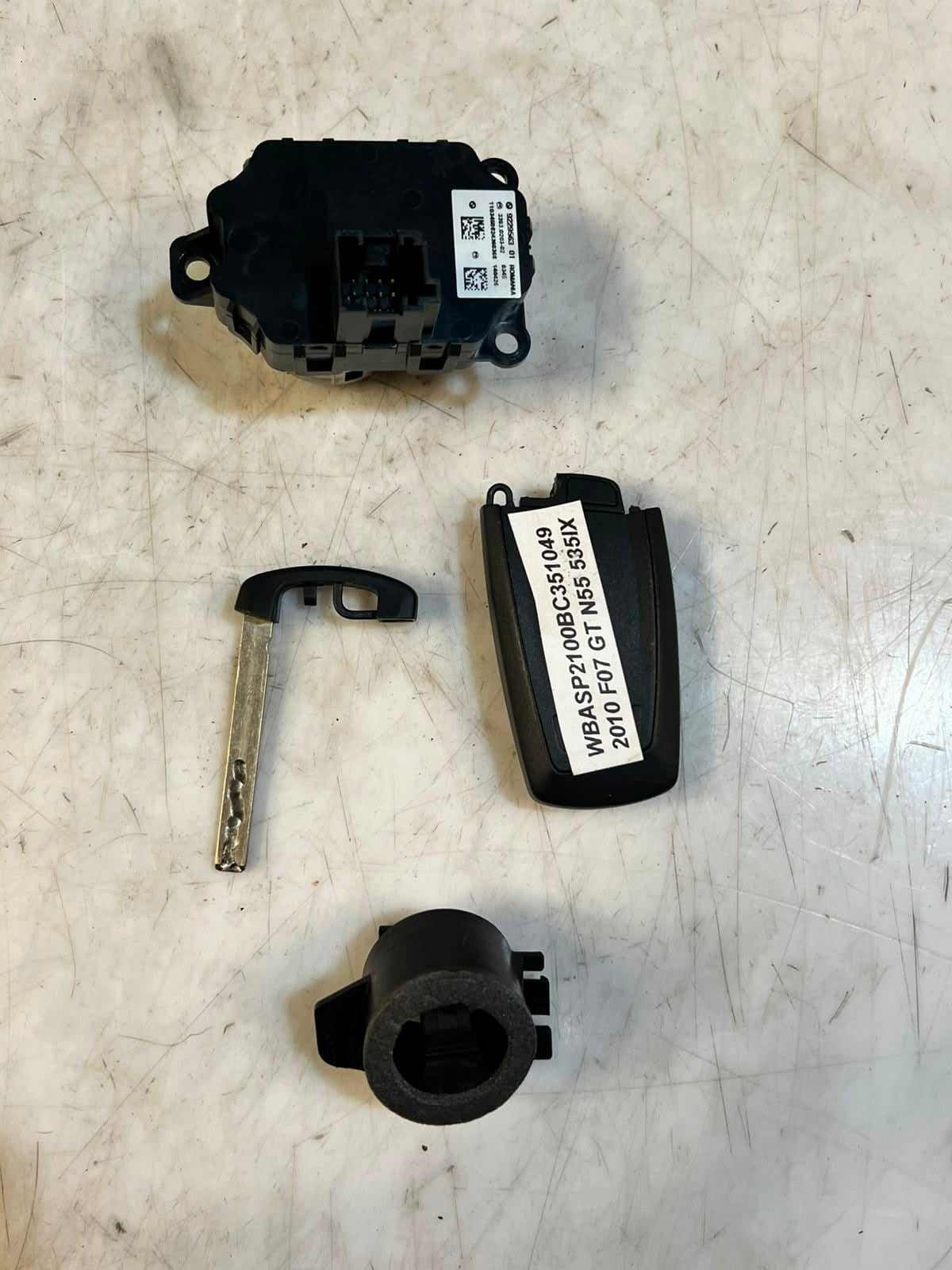 2010 BMW 535i F07 GT N55 Engine Control Module ECU SET DME+CAS4+1KEY 7620419