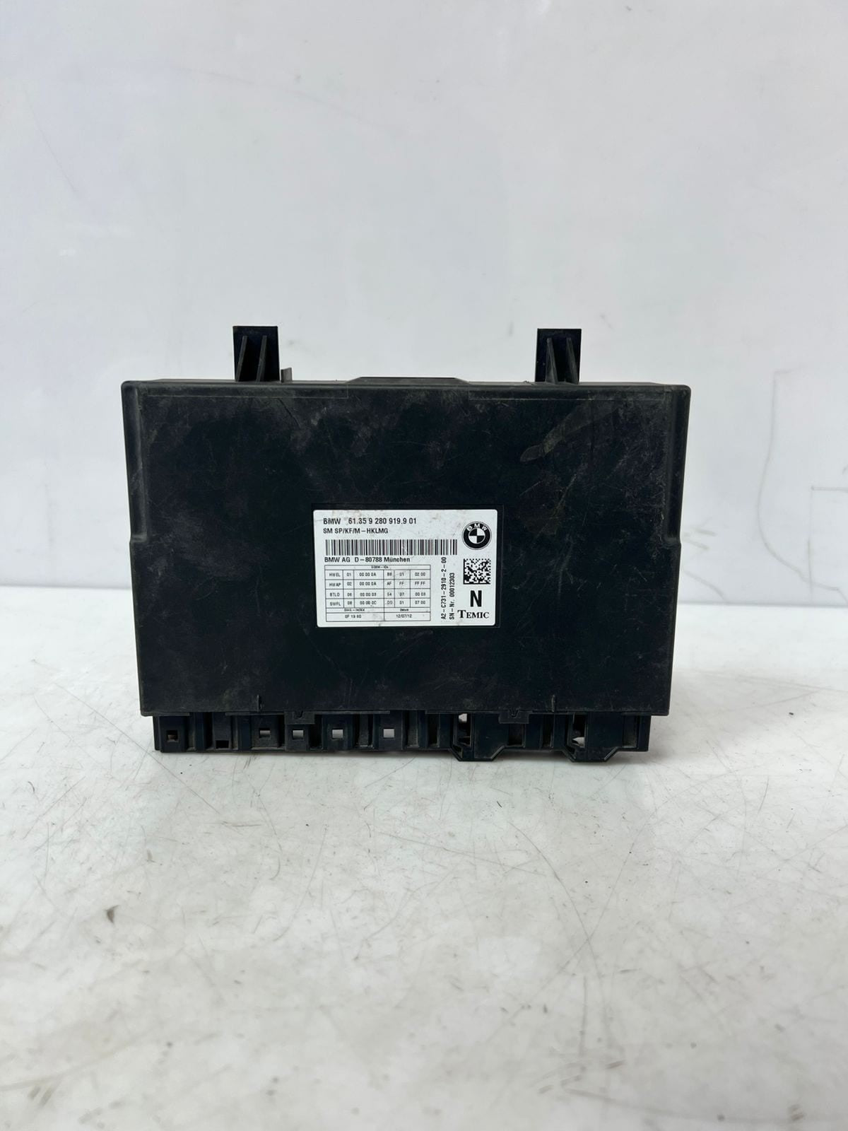 2009-15 BMW 7' 5' 750Li F01 F02 F03 F04 F07 GT Rear Seat Control Module 9280919
