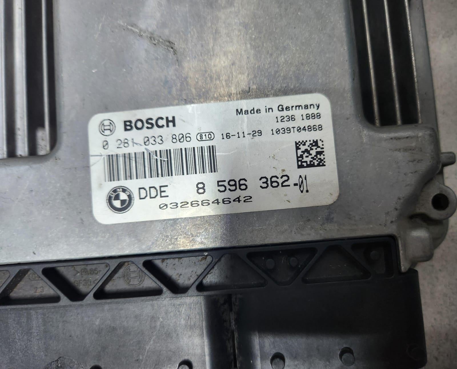 2017 BMW X1 Engine Control Unit + KEY 8596362 F20 120d F30 320d, F36 420d  B47