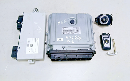 BMW 730Ld F02 2011 N57 ENGINE CONTROL UNIT ECU KIT DDE 8511983