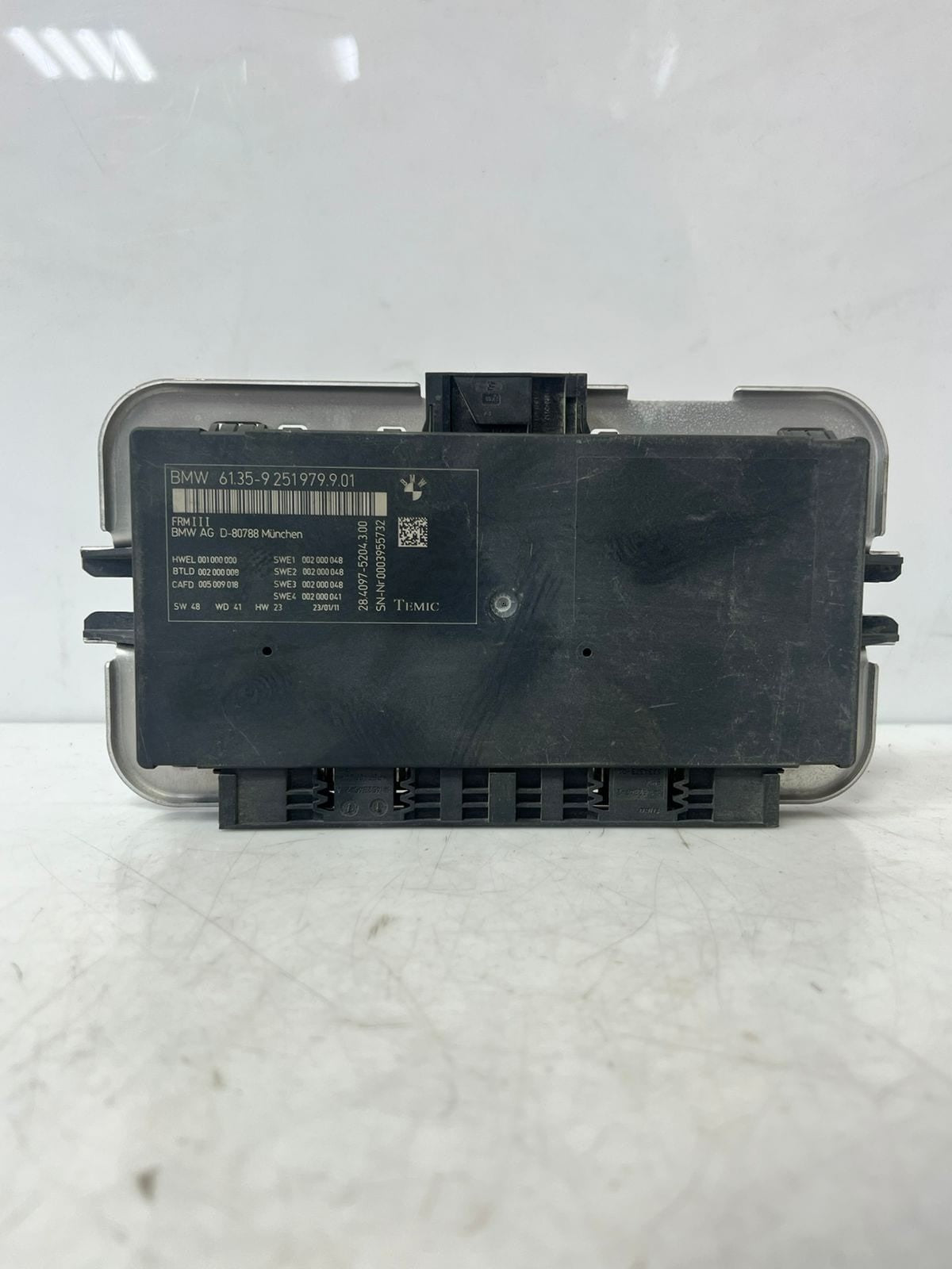 2010-2014 BMW X3 F25 FRM3 Footwell Control Module 9251979 OEM