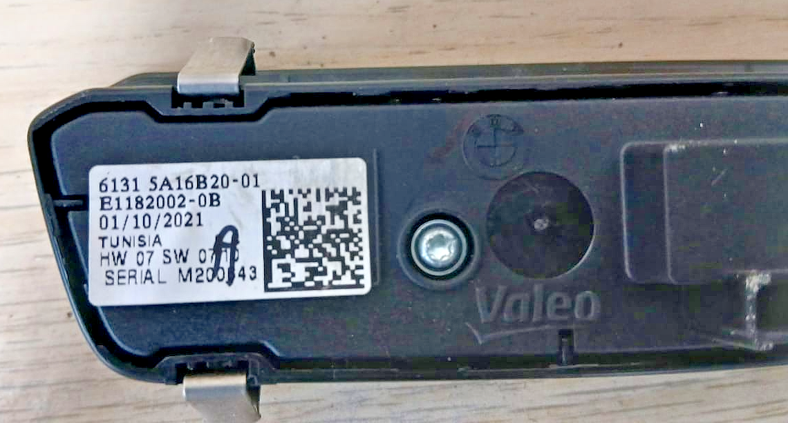 BMW Genuine 3 Series G20 Headlight Control Switch OEM 5A16B20 Light Switch