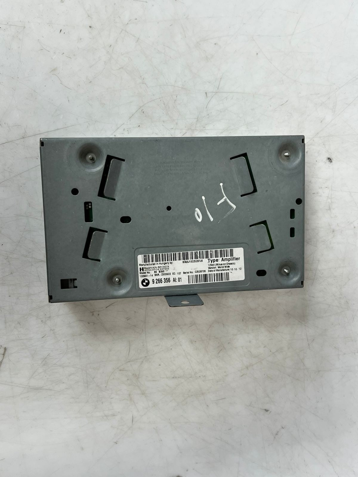 BMW 5 Series F11 TOURING HiFi System Audio Amplifier 9266356 OEM