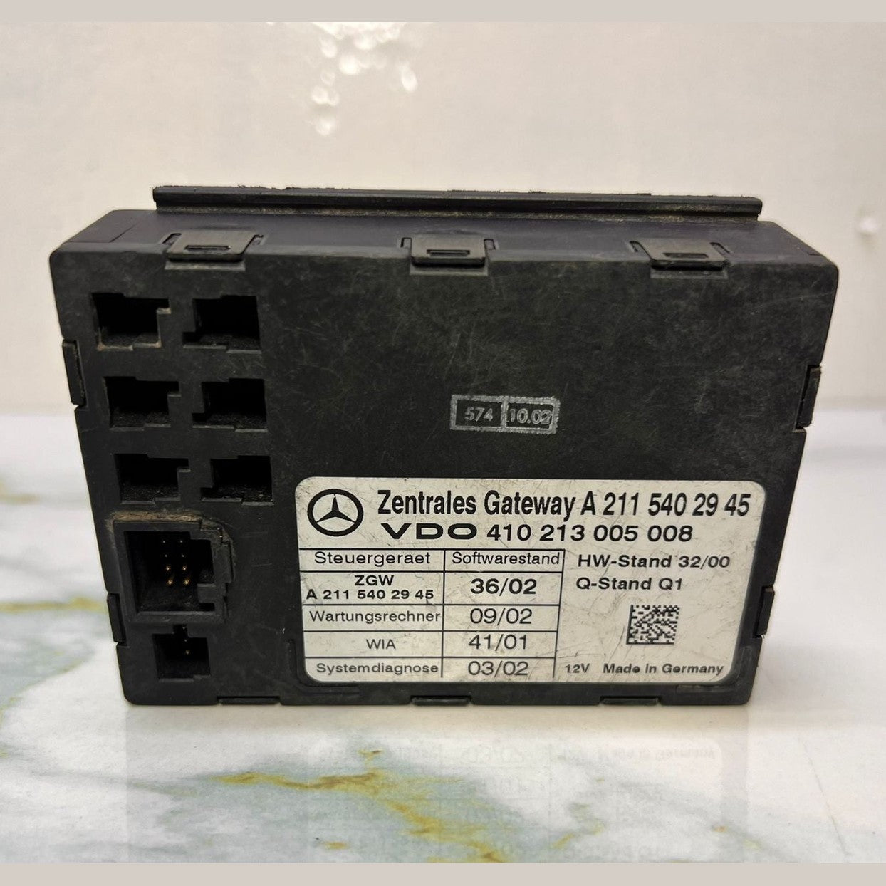 2003-2007 Mercedes-Benz E320 Central Gateway Control Module A 2115402945 E-Class
