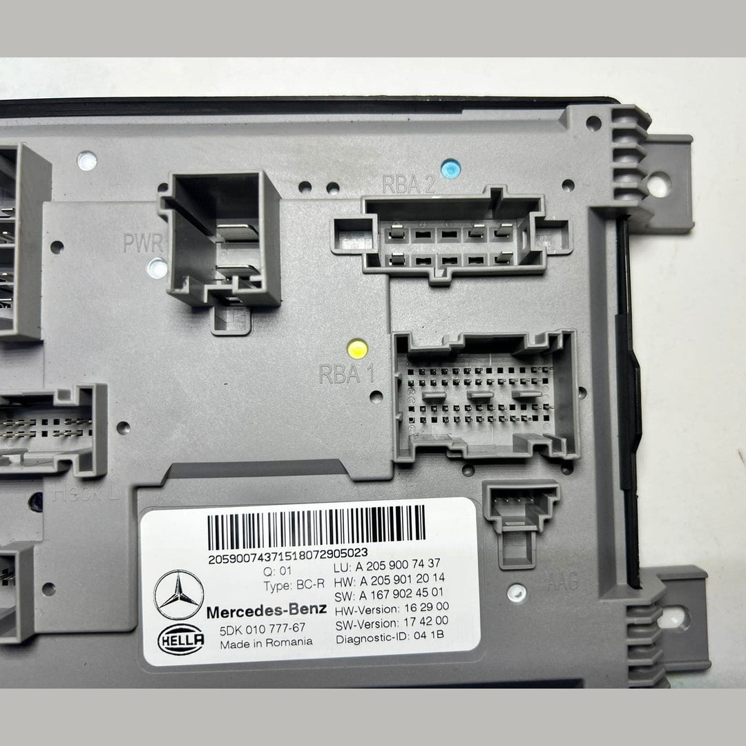 2019 Mercedes C300 Sam Electrical Center Control Unit A2059007437 W205 C-Class