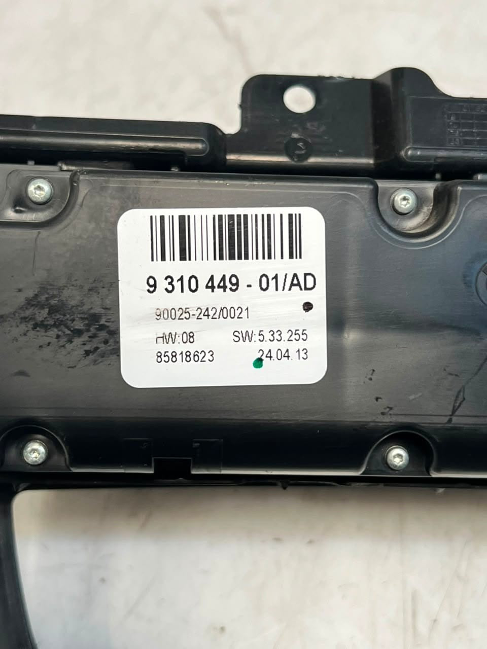 2007-2013 BMW X5 E70 LCI X6 E71 X6 E72 Climate Control Panel 9310449 OEM