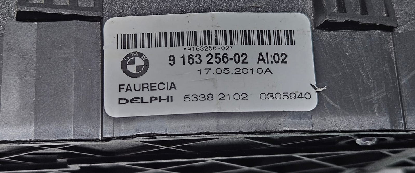 BMW F10 F11 F07 GT Front left side Seat Control Switch 9163256 OEM