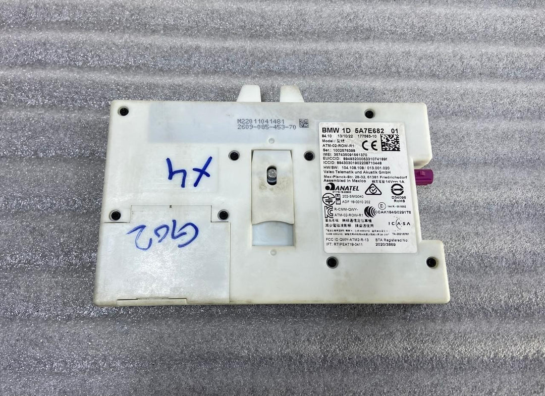 OEM BMW G01 X4 G02 ANTENA TELEMATICS CONTROL MODULE ECU 5A7E682