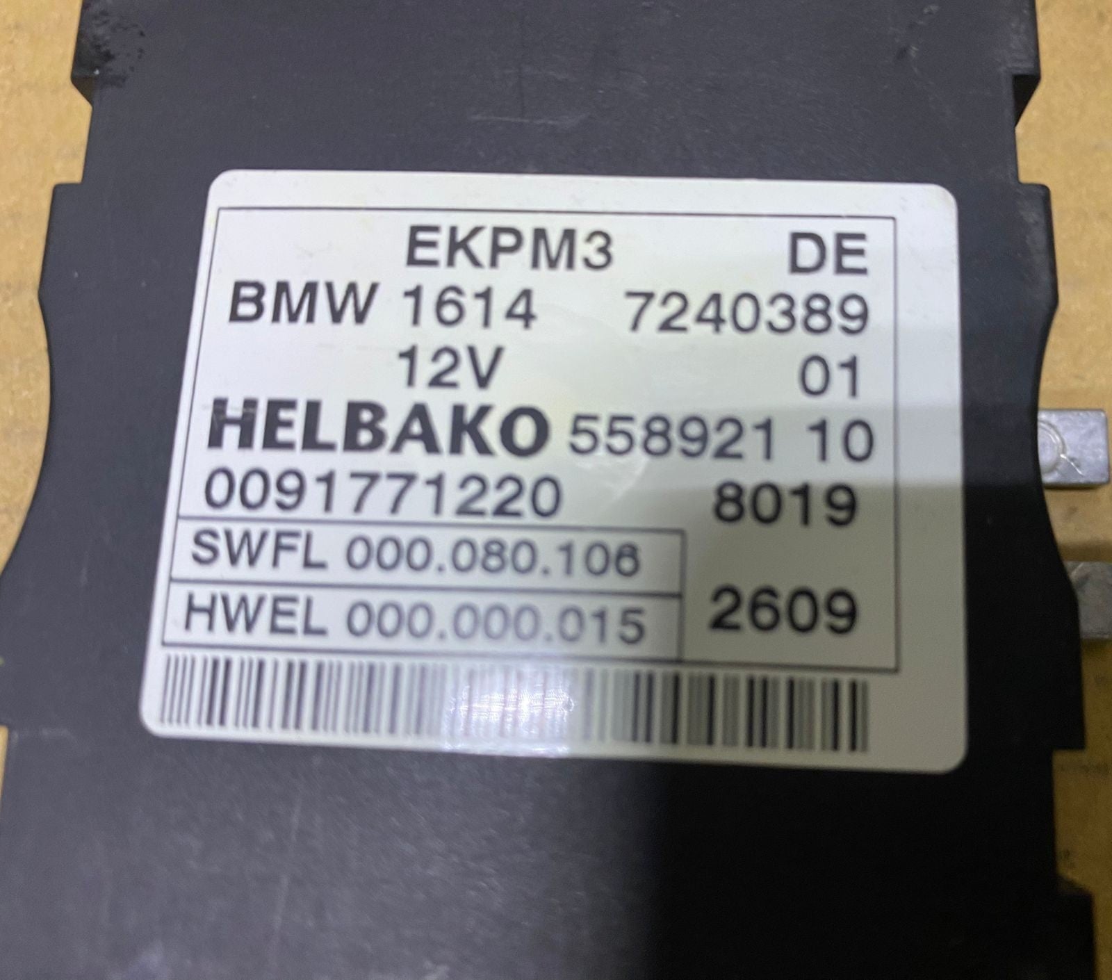 BMW Fuel Pump Control Module 7240389  F01 F02 F10 F11 7