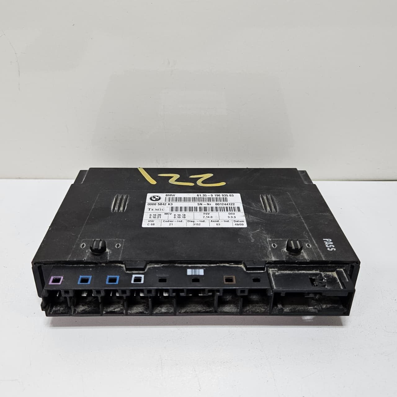 2010 BMW E82 E92 E93 128i Front Seat Control Module 9196935