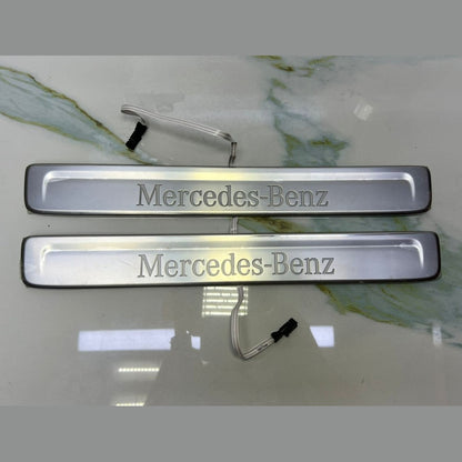 Mercedes W206 C-Class Front Entrance Trim Seal Strip Plate Cover Set A2066801801