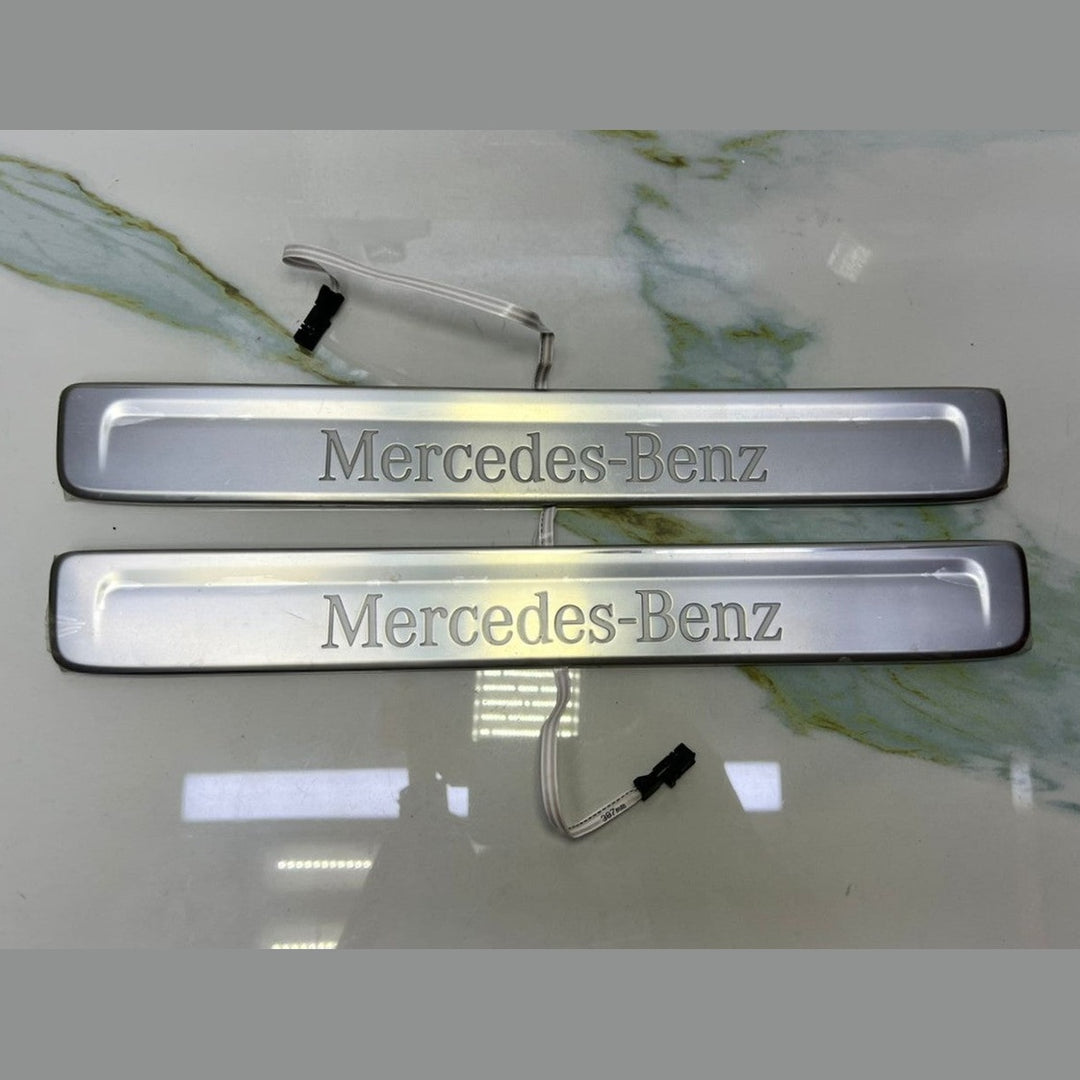 Mercedes W206 C-Class Front Entrance Trim Seal Strip Plate Cover Set A2066801801