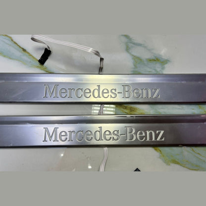 Mercedes W206 C-Class Front Entrance Trim Seal Strip Plate Cover Set A2066801801