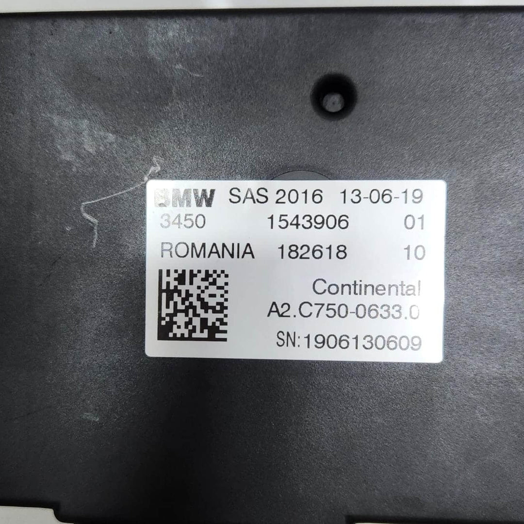 2016-2024 BMW X3 G01 SAS Control Module 1543906 X4 G02 F97 F98 OEM 