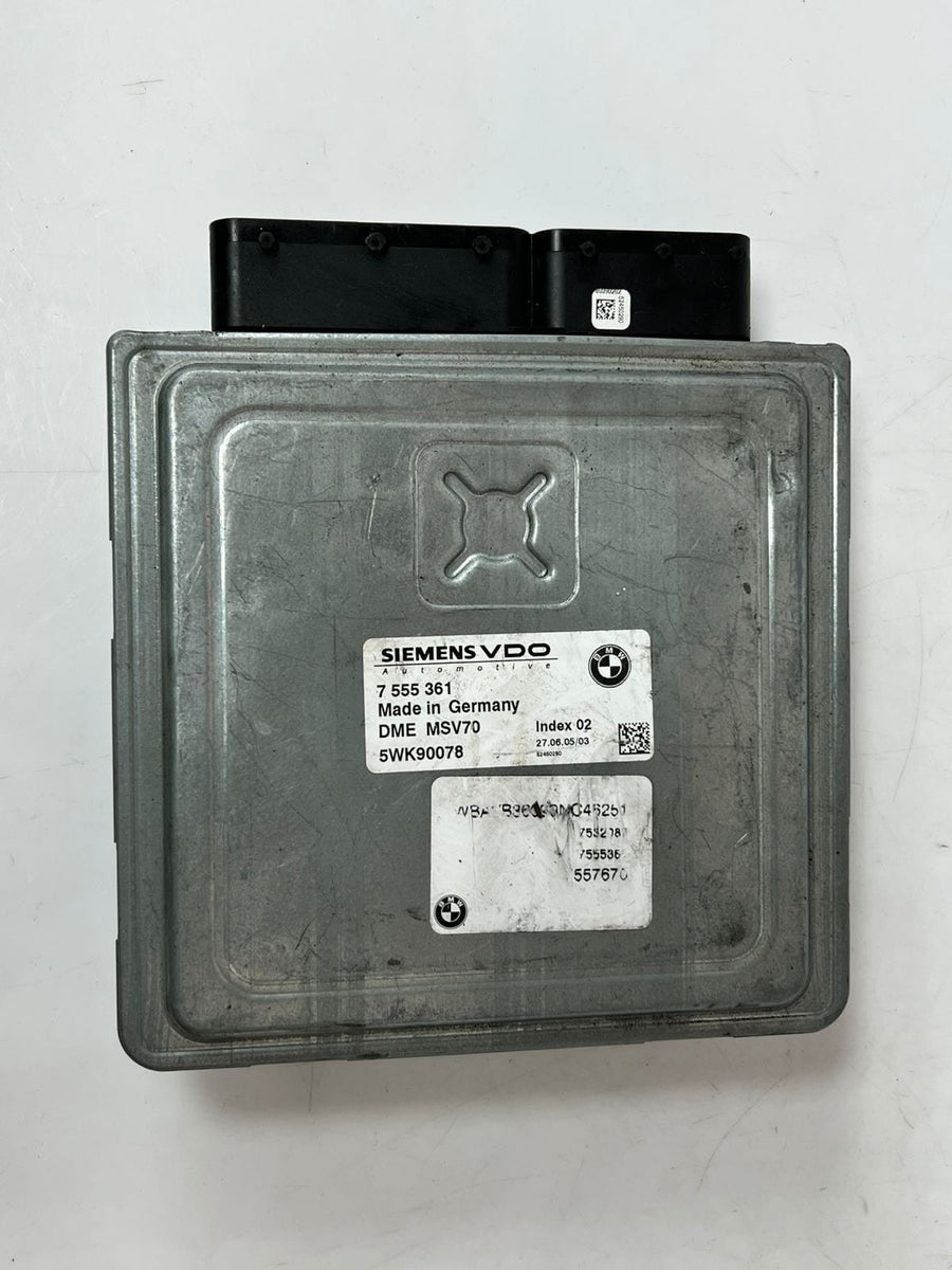 BMW E60 E90 E91 N52 323i 523i 177HP Engine Control ECU DME 7555361 Automatic