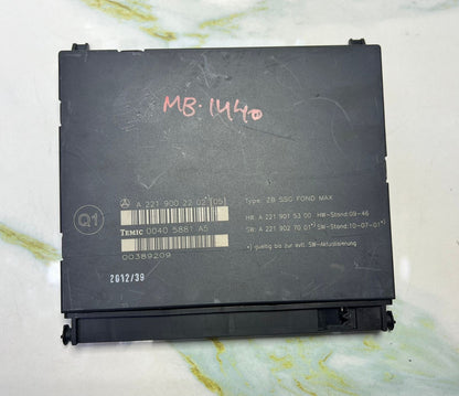 07-13 Mercedes-Benz W221 S-Class S350 Rear Seat Control Module A221 9002202 OEM