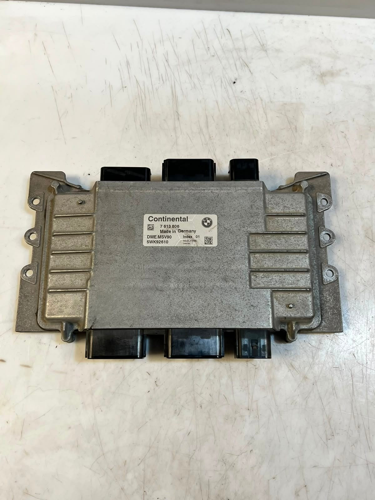 2011 BMW F11 N52 530I Engine Control Module ECU SET DME MSV90+CAS4 7613806